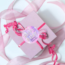 Pastel Modern Glam Trendy Balloons Happy Birthday