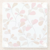 Pastel Modern verlaat Onderzetter (Achterkant)