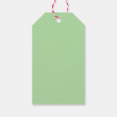 Pastel Moderne kerstboom Cadeaulabel (Achterkant)