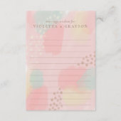 Pastel Moderne Kunst Huwelijk Advies voor het Paar (Voorkant)