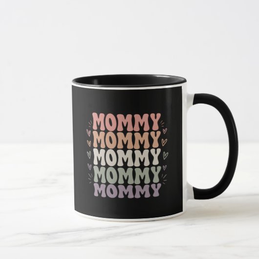 Pastel Moeder Typography Mok | Moederdag Cadeau (Rechts)