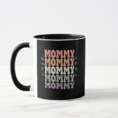 Pastel Moeder Typography Mok | Moederdag Cadeau (Links)
