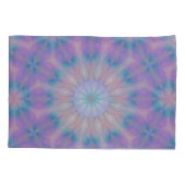 Pastel Moeder van Parel Patroon Naam Monogram | Kussensloop (Achterkant-Links)