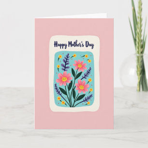 Pastel Moederdag Bloom Kaart