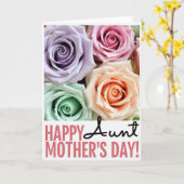 Pastel Moederdag kaart (Gele Bloem)
