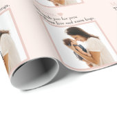 pastel-Moederdag-papier | Bedankt voor uw aandacht Cadeaupapier (Rol Hoek)