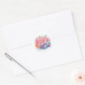 Pastel Moederdag Sticker (Envelop)