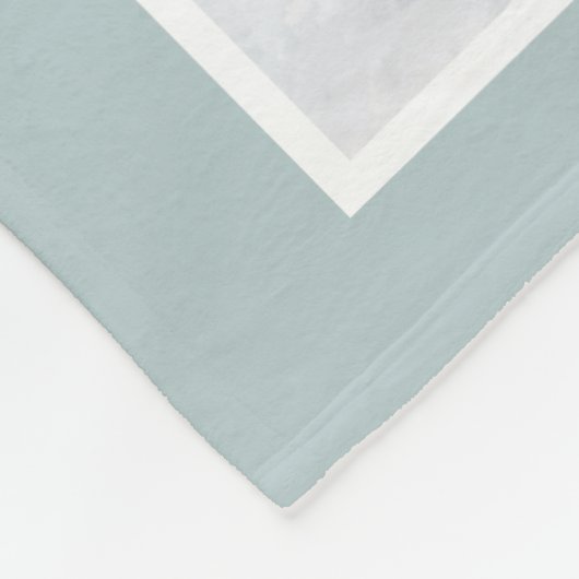 Pastel Monogram | Acht foto-verzamelnaam Fleece Deken (Hoek)