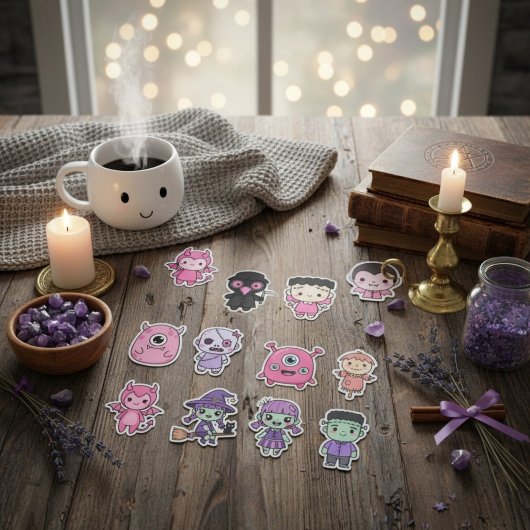 Pastel Monster Squad Sticker Pack