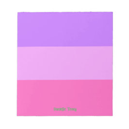 Pastel Mooie Lente Kleuren Aangepast  Notitieblok
