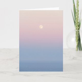 Pastel Moonrise Kaart