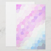 Pastel Mosaic Briefpapier (Voorkant / Achterkant)
