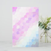 Pastel Mosaic Briefpapier (Staand voorkant)