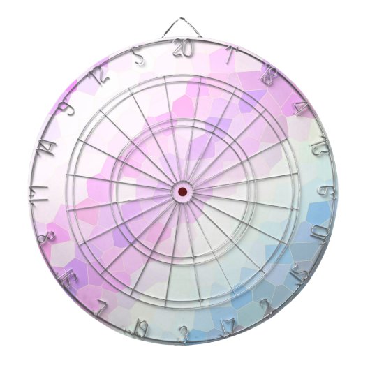 Pastel Mosaic Dartbord (Voorkant)