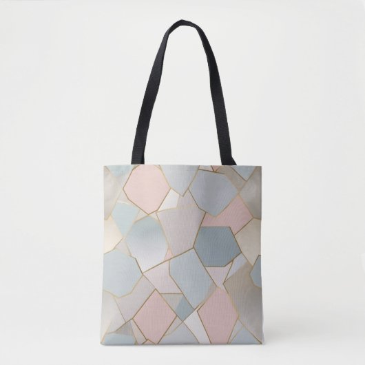 Pastel Mosaic Luxury Tas (Voorkant)