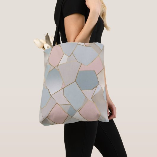 Pastel Mosaic Luxury Tas (Dichtbij)