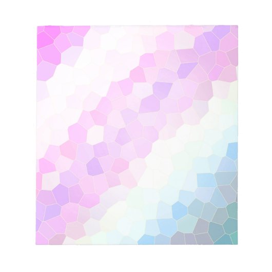 Pastel Mosaic Notitieblok (Voorkant)