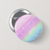 Pastel Mosaic Ronde Button 5,7 Cm (Voorkant /achterkant)