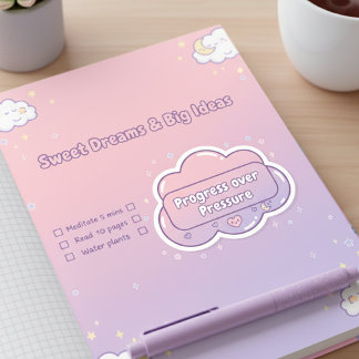 Pastel Motiverende Sticker