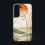 Pastel Mountain Ochtend Telefoonhoesje Samsung Galaxy Hoesje<br><div class="desc">Zachte pastels en vervaagde bergvormen begroeten een rijzende zon in deze zachte en elegante bergochtendscène.</div>