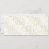 Pastel Multi Stripe Happy Easter Gift Voucher Kaar Kaart (Achterkant)