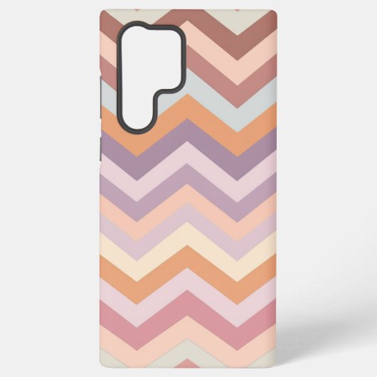 Pastel Multicolor Chevron Zigzag Boho Geometrisch Samsung Galaxy Hoesje (Achterkant)