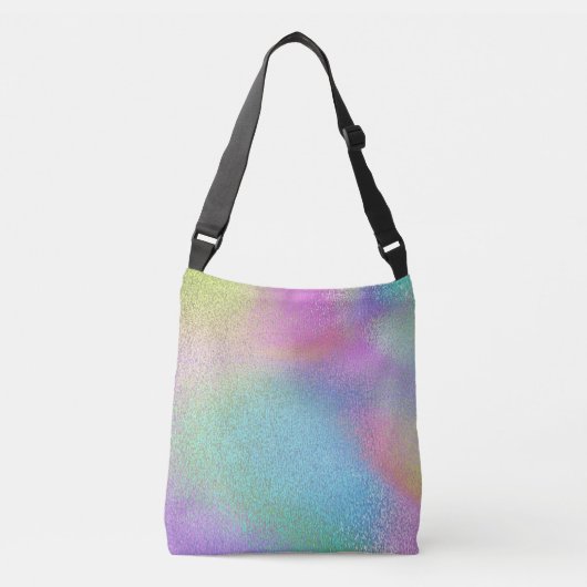 PASTEL MULTICOLOR MODERN ABSTRACT PATROON CROSSBODY TAS (Voorkant)