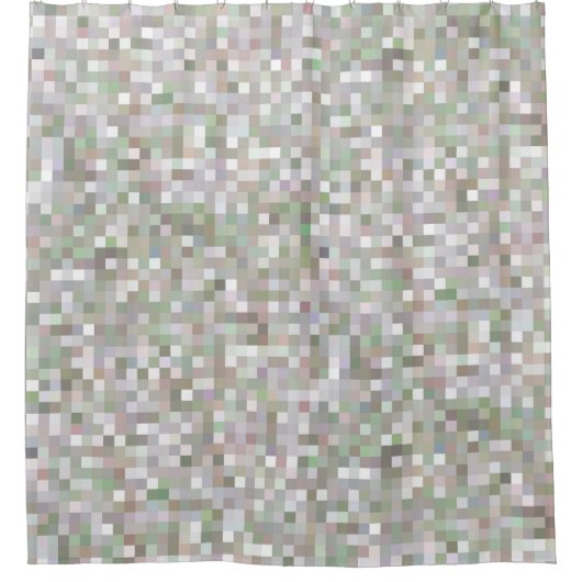 Pastel Multicolored Pattern Douchegordijn (Voorkant)