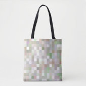 Pastel Multicolored Pattern Tote Bag (Voorkant)