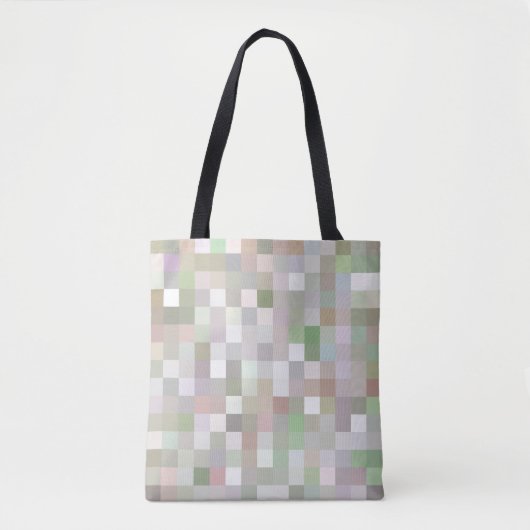 Pastel Multicolored Pattern Tote Bag (Voorkant)