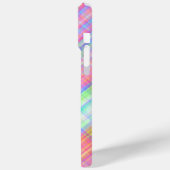 Pastel Multicolour Plaid Fabric Case-Mate iPhone Case (Achterkant / Links)