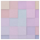 Pastel Multicolour Squares Stof (Close Up)