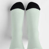 Pastel Muntgroene Effen Kleur Sokken (Top)