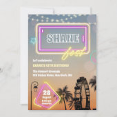 Pastel Music Festival Concert Boho Verjaardag Kaart (Voorkant)