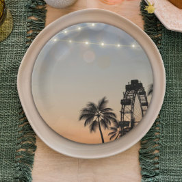 Pastel Music Festival Concert Boho Verjaardagsfees Papieren Bordje