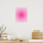 Pastel naar Hot Pink Aura Gradiënt 16x20 Poster (Keuken)