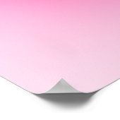 Pastel naar Hot Pink Aura Gradiënt 16x20 Poster (Hoek)