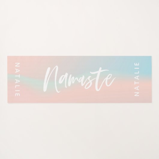 Pastel namaste yogamat (Achterkant (horizontaal))