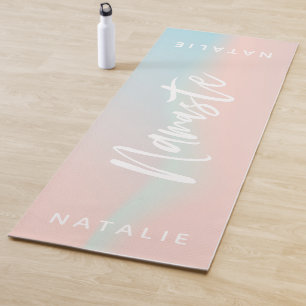 Pastel namaste yogamat