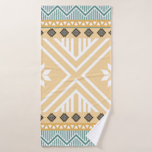 Pastel Native Fabric Seamless Pattern, Thai Nativ Badhanddoek