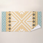 Pastel Native Fabric Seamless Pattern, Thai Nativ Badhanddoek (Badhanddoek)