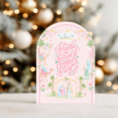 Pastel Nativity Folded Christmas Card Kaart