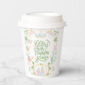 Pastel Nativity | Glory to the Newborn King Papieren Bekers (Voorkant)