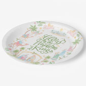 Pastel Nativity | Glory to the Newborn King Papieren Bordje (Gekanteld)