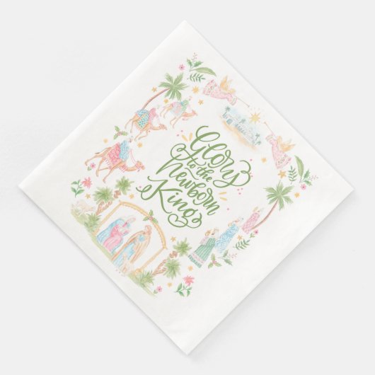 Pastel Nativity | Glory to the Newborn King Servet (Hoek)