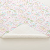 Pastel Nativity Scenes Sherpa Deken (3/4)