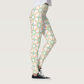 Pastel Nature-Inspired Printed Fashion Leggings (Rechts)