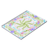 Pastel Natuur Mandala Art Notitieboek (Linkerzijde)