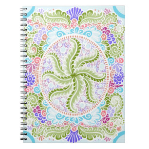 Pastel Natuur Mandala Art Notitieboek