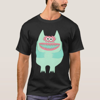 Pastel Nauga Gevulde Dier Monster Throwback T-shirt